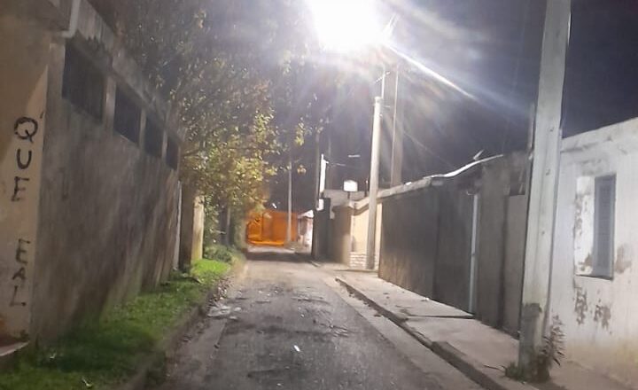 Pasaje del barrio Pablo Vargas, Rufino. Estado actual de las calles.